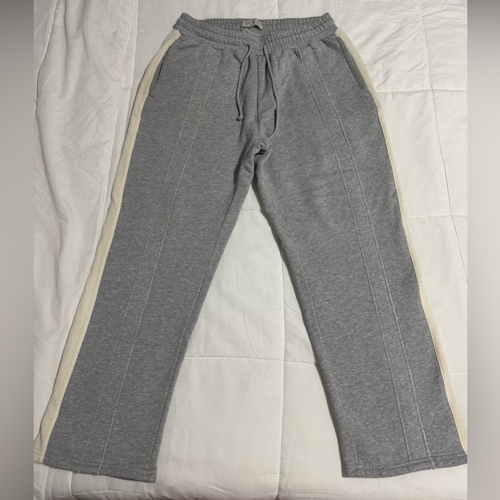 Kith Bryson Panelled Sweatpant Mid Heather Grey